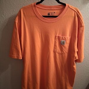 Carhartt Men's Vibrant Orange Short Sleeve Tee